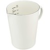 Pearl Metal Measuring Cup White 800ml Enamel Measuring Cup Blanc