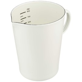 Pearl Metal Measuring Cup White 800ml Enamel Measuring Cup Blanc Kitchen HB-4435