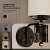 HYMELA V07-1 Vintage Wall Sconce Light with USB A+C Charging