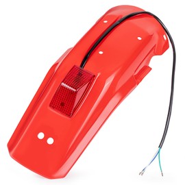 Red Rear Fender & Taillight for Honda XR250R XR600R XR650L XR350R XR250L 1985-2024