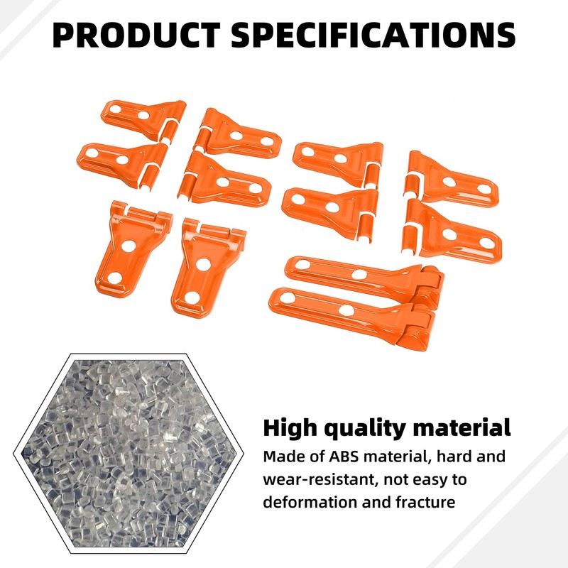 SQQP 12PCS Full Set Exterior Decoration Trim Kit Fit for