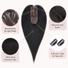 Hairro Human Hair Topper, Clips in 100% Real Hairpieces for