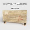 5 Inch Swivel Caster Wheels, Heavy Duty Casters Set of
