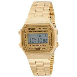 Casio Standard A-168WG-9W Wristwatch, Reverse Import, watch