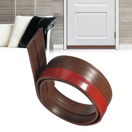 Tira de Sellado para Puerta, Guardapolvo para Puerta, Cinta de Sellado Autoadhesiva de Silicona, 100 cm Cubrepolvo de Puertas Tira de Puerta de Goma de Silicona Sello de Puerta de Respaldo