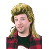 Fun World Men's Mullet Wig Accessory, yellow, Standard