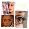 VICASKY 10 Pairs Fake Eyelashes with Rhinestones Look Lashes for
