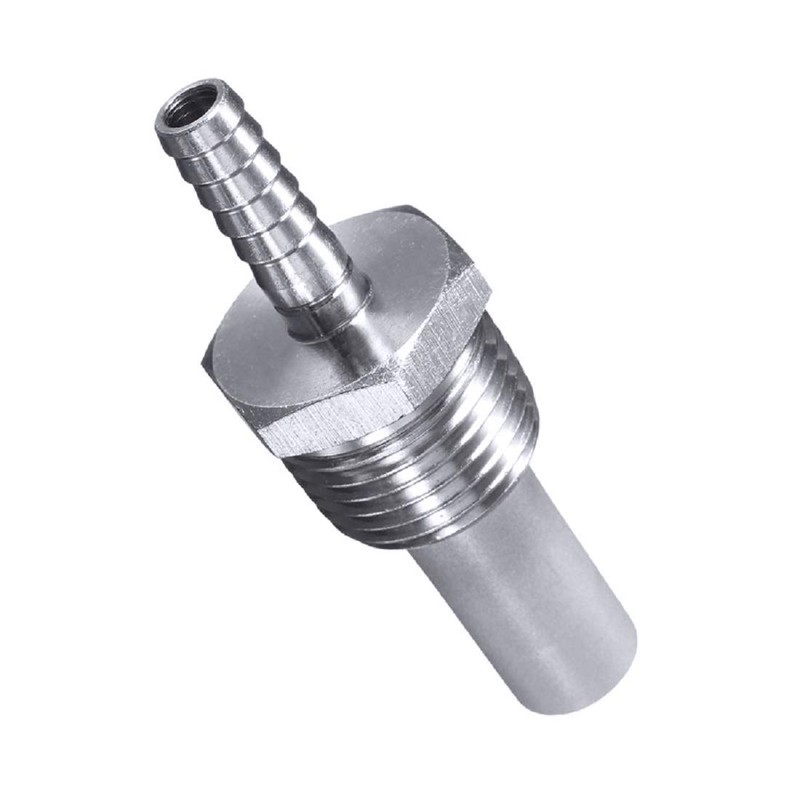 0.5 Micron Inline Oxygenation Diffusion Stone, 1/2" NPT Hose Barb