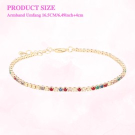 MOTIBACK S925 Silver Bracelet for Women - Adjustable Slider Double Layer Tennis Bracelet with White Ceramic & Gold Plated Accents, Elegant Crystal Jewelry