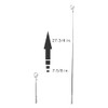 Inspection Mirror,XL Telescoping,10in.L