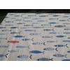 Pair of Quilted Pot Holders 100% Cotton Colourful Fish Design