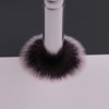 Angled Blush Brush with Black Wooden Handle Bonic wool fiber