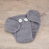 Newborn Photography Prop Crochet Baby Elephant Outfit Knit Baby Photo