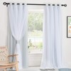 Black Curtain Rods for Windows 72 to 144 Inch, USFOOK
