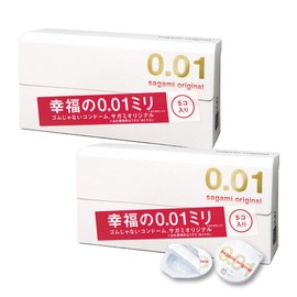 Sagami Original 0.01, 5 Pieces, Set of 2