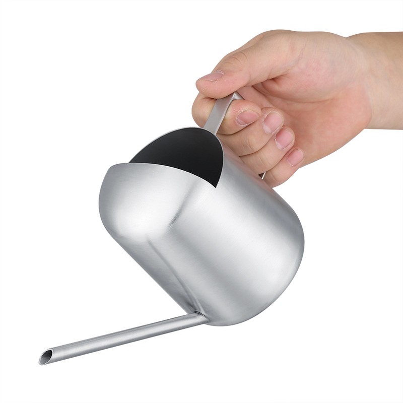 Stainless Steel Watering Can Garden Plant Flower Long Mouth Sprinkling