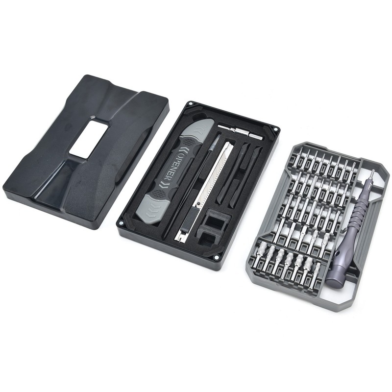 69Pcs Accurate Screwdriver Kit Magnetic 4x28mm Matte Chrome Long Diameter