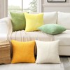 Sungeek Set of 2 Soft Corduroy Decorative Cushion Covers 45x45cm