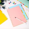（5 Pack） A4 File dividers Dividers, 10 Part Folder Dividers