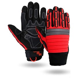 Illinois Glove Company Meta Miner Hi-Viz Premium Smooth Palm Gloves Style 495 (XL)