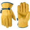 Wells Lamont 1164XL Men's Hydra Hyde Leather Work Gloves, Water-Resistant,