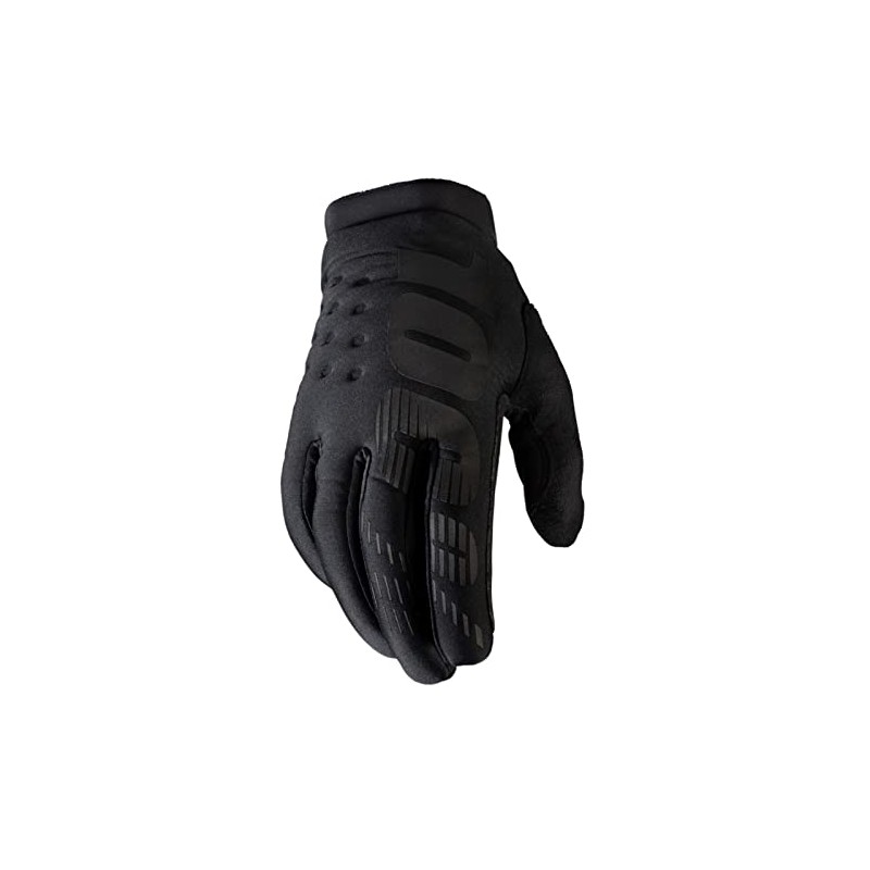 100% Brisker Women's Gloves, Black, S