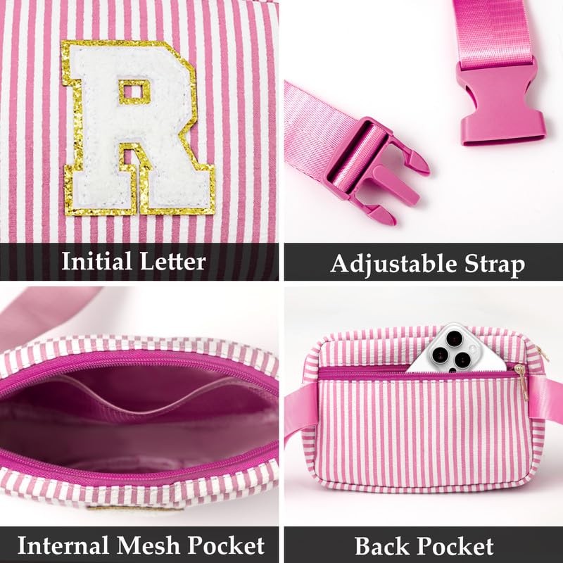 SEFORICO Initial Fanny Pack - Gifts for Girls Teen Girls