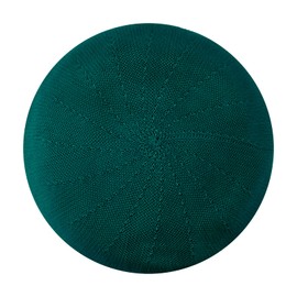 Gllutt - Sombrero de boina fina de punto para mujer, tamaño ajustable, estilo francés, color sólido, Azul eléctrico, Talla única