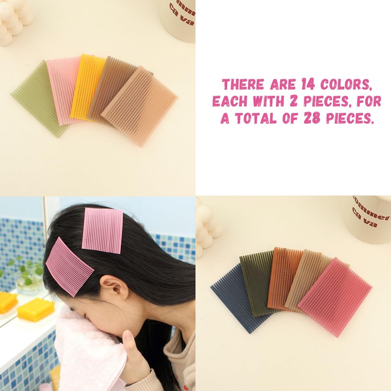 Hair pad packing 28 PCS Hair Pad Bangs patch for
