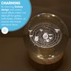 Thorness 3D Crystal Ball Night Light USB Lamp with Ludosphere
