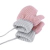 Kids Toddlers Thermal Gloves Mittens Winter Warm Thick Knitted Gloves