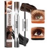 MOLAKS Double-Ended Black & Brown 2-in-1 Mascara, Lengthening Volumizing for