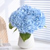MARTINE MALL 2Pcs 21in Hydrangea Artificial Flowers, Latex Real Touch