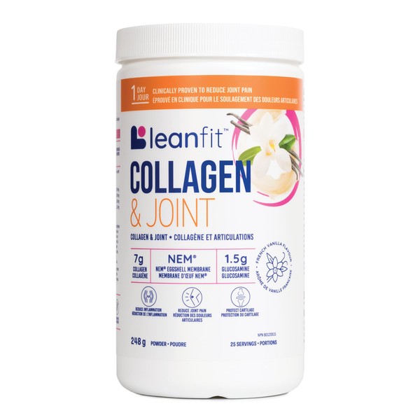 LEANFIT COLLAGEN & JOINT™ French Vanilla - 7g Collagen +