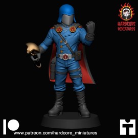 Character Snake Commander 32mm army builder set 1 3d printed minis tabletop hardcore mini