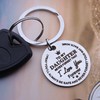 Jstud Inspirational Gifts keychain For Son Daughter Never Forget I