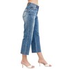 Judy Blue High Waist Back Pocket Embroidery Raw Cut Hem