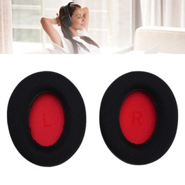 Replacement Earpads, 2Pcs Quiet Comfort Wireless Ear Cushions, Breathable Mesh Softer Leather Headphone Earpads, for SonoFlow Headphones, Black