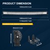 Willpower 42 inch Triple Row LED Light Bar with Wiring