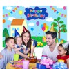 Pig Background Birthday Pink Pig Party Decoration for Party Birthday