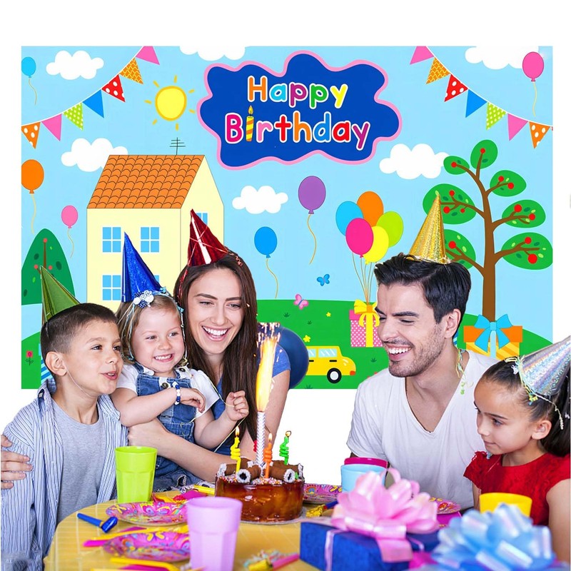 Pig Background Birthday Pink Pig Party Decoration for Party Birthday