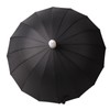 Large Umbrella Automatic Open 16 Ribs Waterproof with Cover Long