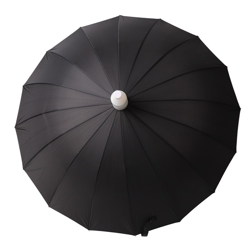 Large Umbrella Automatic Open 16 Ribs Waterproof with Cover Long