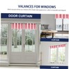 CORHAD Luxurious Home Decor Short Blackout Valance Modern Bedroom Window