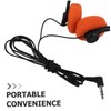 TEHAUX Lightweight Retro Ear Headphones for Students with Adjustable Headband