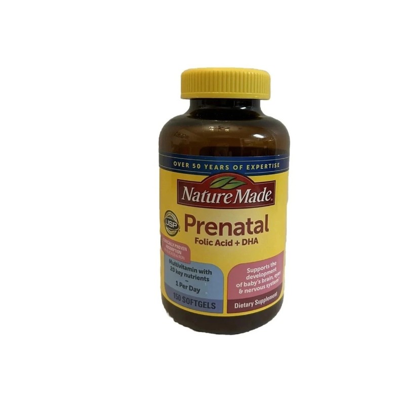 Nature Made Prenatal Multi + 200mg DHA and Folic Acid,