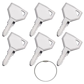 6PCS Yanmar Ignition Keys 52160 94155-52160 Fit for Yanmar Compact Tractors EX SC SA YM YT Series EX450 EX2900 EX3200 SA221 SA324 SA424 SC2400 SC2450 YM186 YM195 YM220 YT235 YT359 Tractor Keys