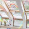1 x Rainbow Window Stickers Rainbow Window Pictures White Clouds