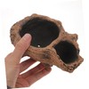 Kisangel Vintage Root Flower Pot Driftwood Planter Stylish Concrete Planter