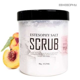 Esthesophy Scrub Salt Soap Peach 1000g Sauna Salt Beauty Salt / 에스테소피 스크럽 솔트 솝 피치 1000g 사우나소금 미용소금